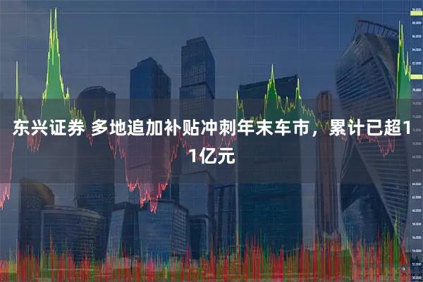 东兴证券 多地追加补贴冲刺年末车市，累计已超11亿元